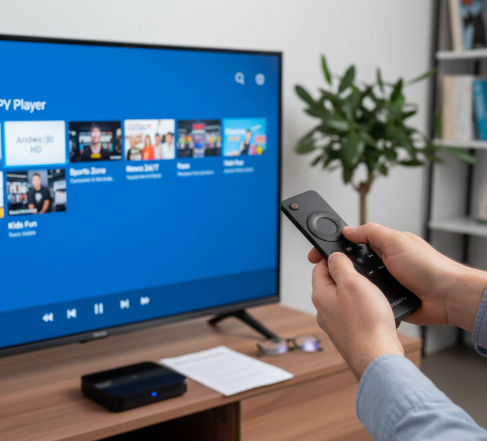 What is the best free IPTV player for Android TV?