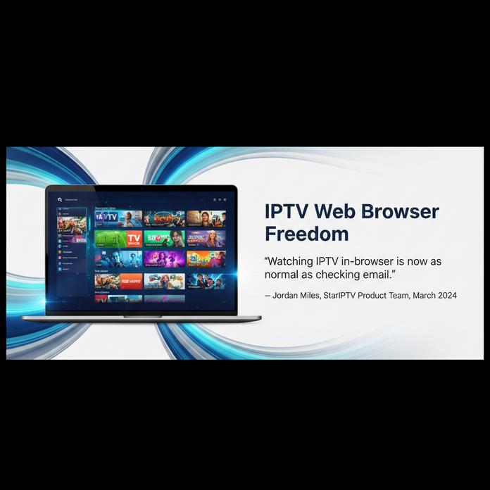 Can I watch IPTV on a web browser?